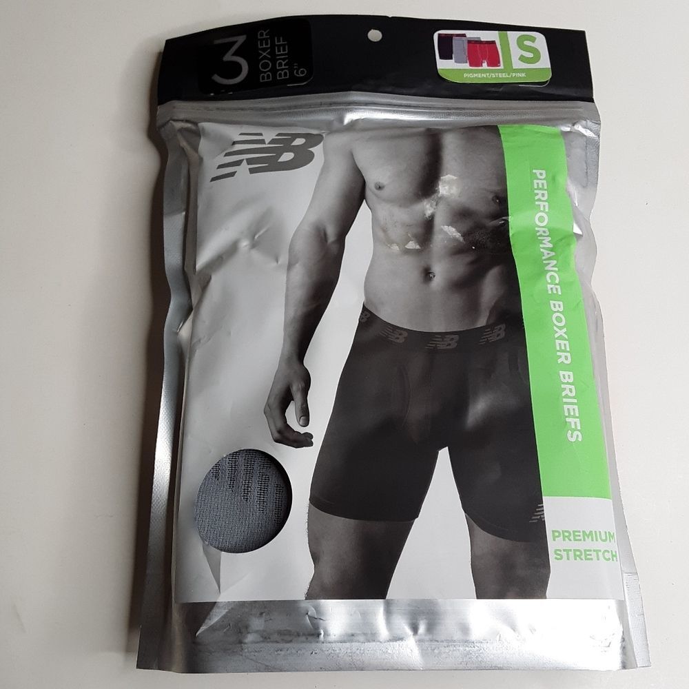 New Balance Men Boxer Brief size S (3pcs)